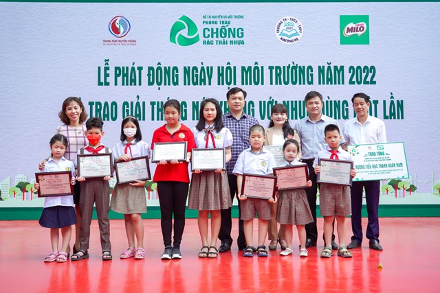 LỄ PHÁT ĐỘNG NGÀY HỘI MÔI TRƯỜNG NĂM 2022 VÀ TRAO GIẢI THÁNG NÓI KHÔNG VỚI NHỰA DÙNG MỘT LẦN 